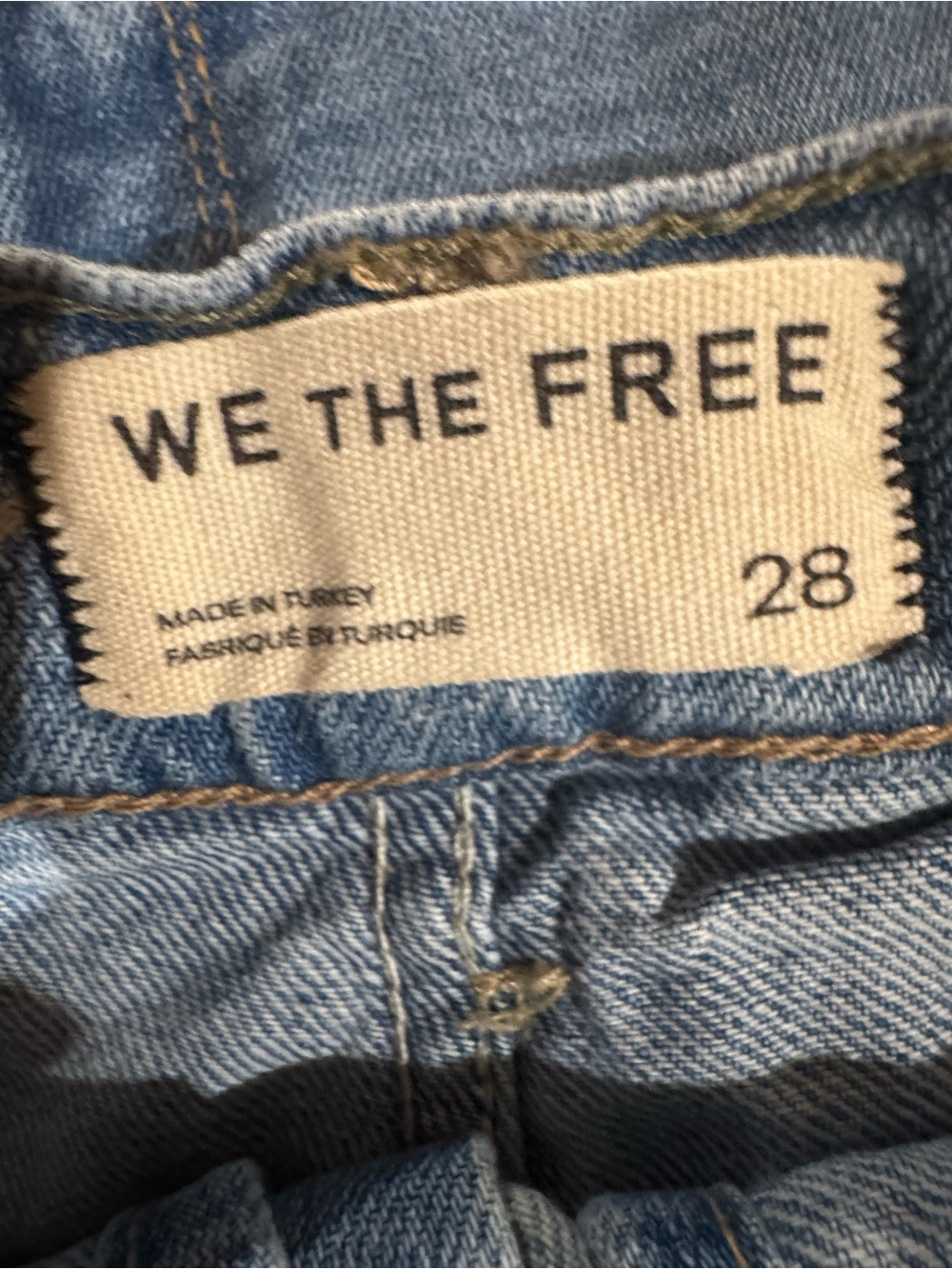Light Wash Demi Denim Mini Skort Women - Picture 11 of 14